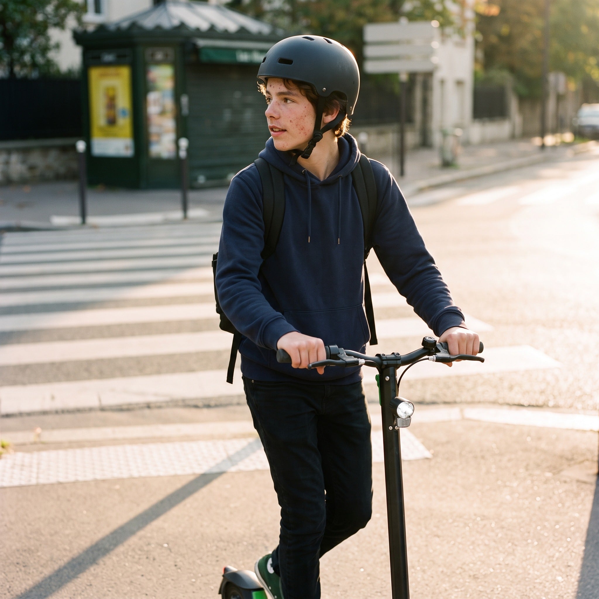 Casque : obligatoire hors agglomération — BOE G1 Pro