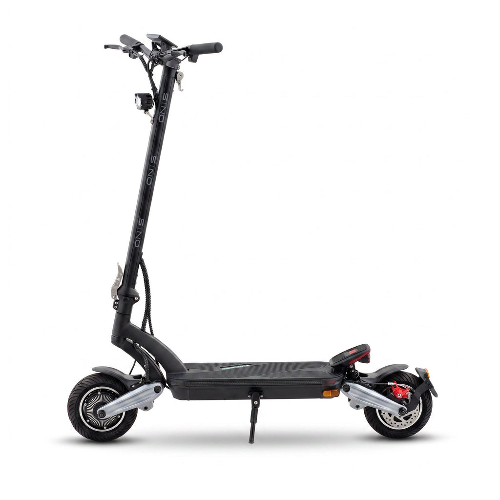BE-1 Pro Plus, trottinette electrique double moteur, vue de profil sur fond blanc