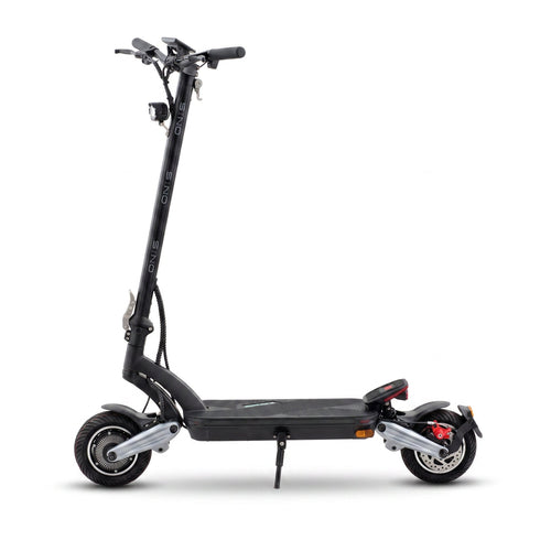 BE-1 Pro Plus, trottinette electrique double moteur, vue de profil sur fond blanc