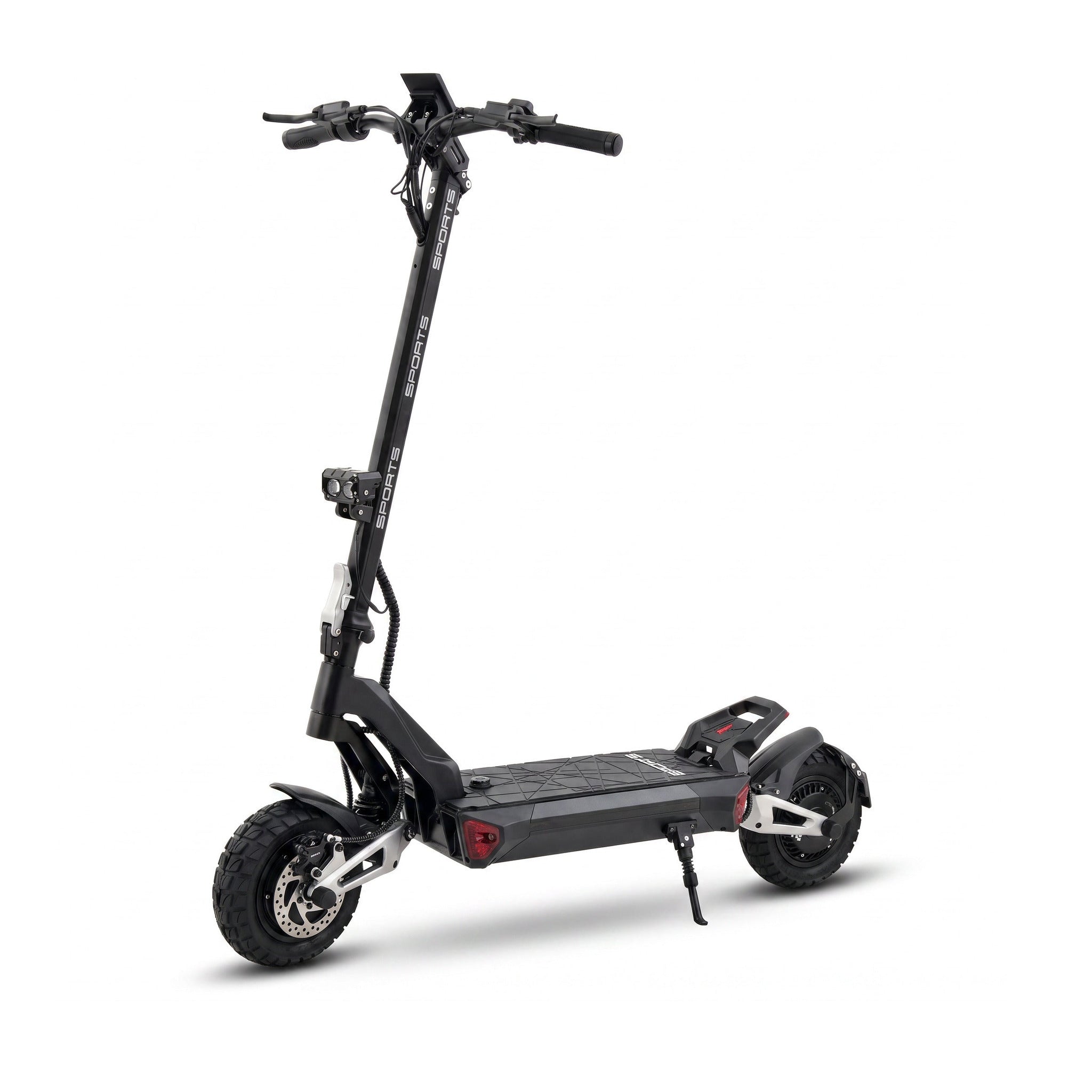 BE-5, trottinette electrique double moteur, vue de profil sur fond blanc