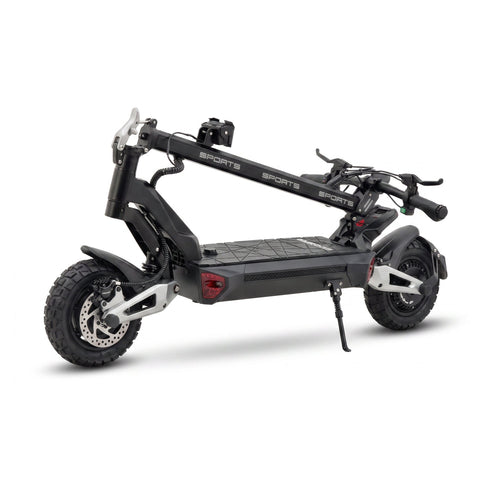 BE-5, trottinette electrique double moteur, vue trois quarts