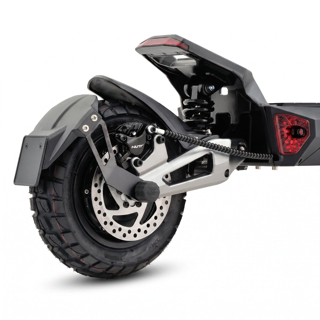 BE-5, roue arriere et frein a disque