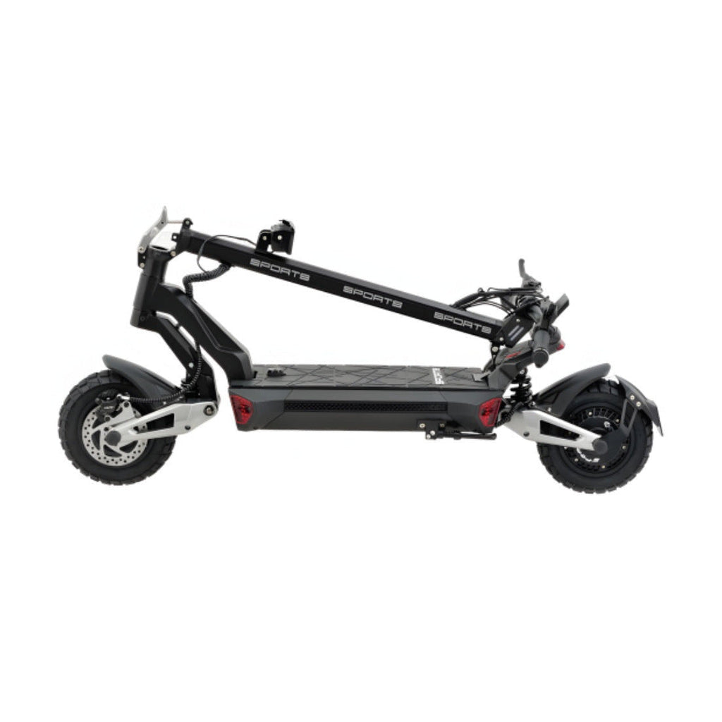 BE-5, trottinette electrique double moteur, vue 11 sur fond blanc