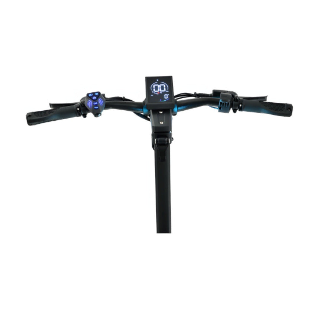 BE-5, trottinette electrique double moteur, vue 13 sur fond blanc