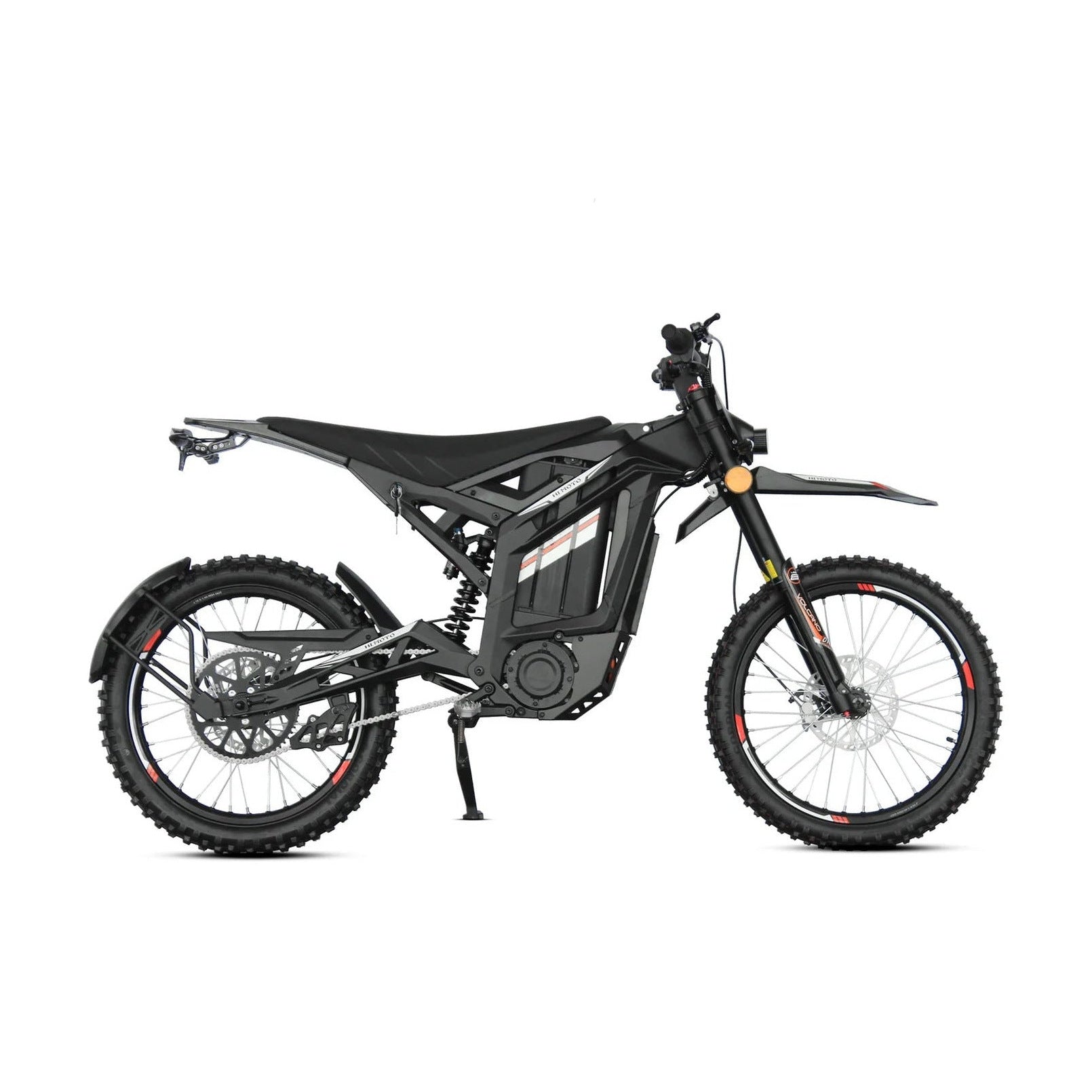 SHANSU SS 8.0, moto electrique, vue de profil sur fond blanc