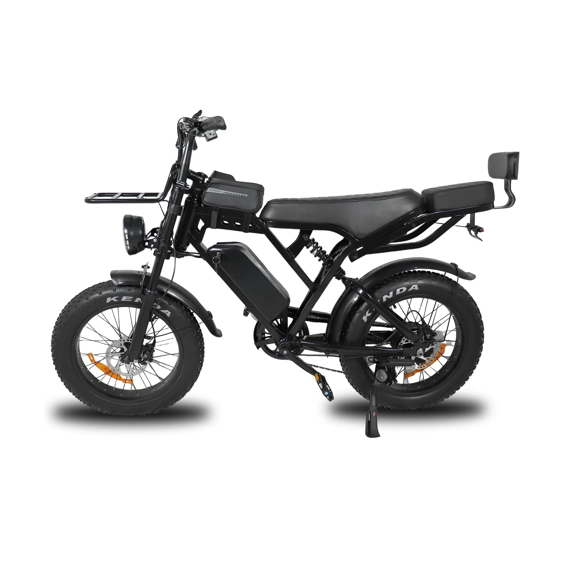 X80 Ultra, velo cargo electrique, vue de profil sur fond blanc