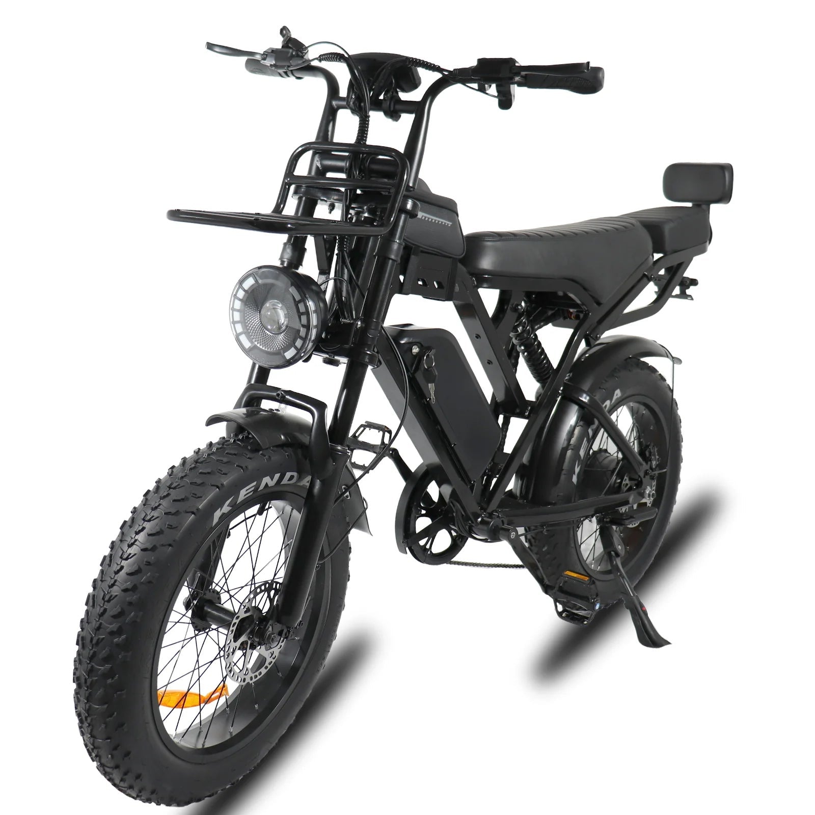 X80 Ultra, velo cargo electrique, vue 3 sur fond blanc