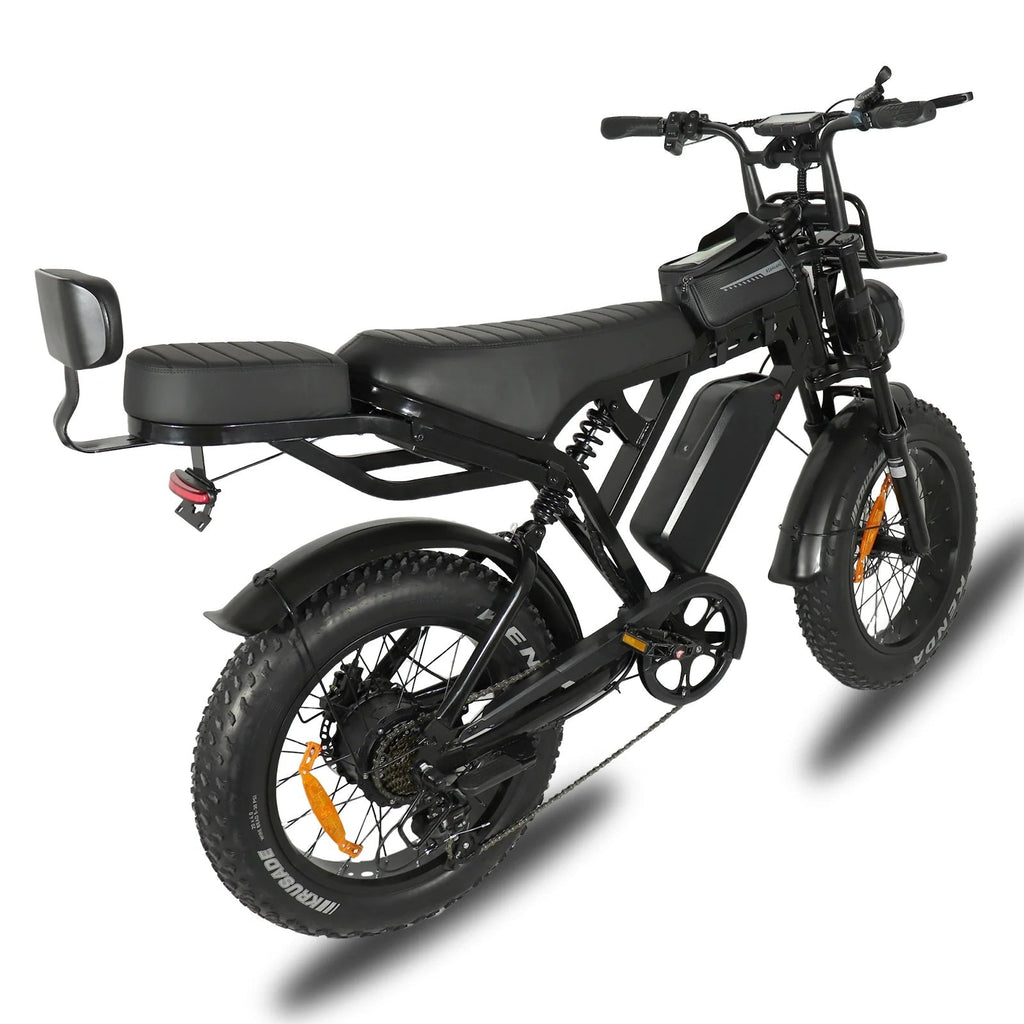 X80 Ultra, velo cargo electrique, vue 5 sur fond blanc