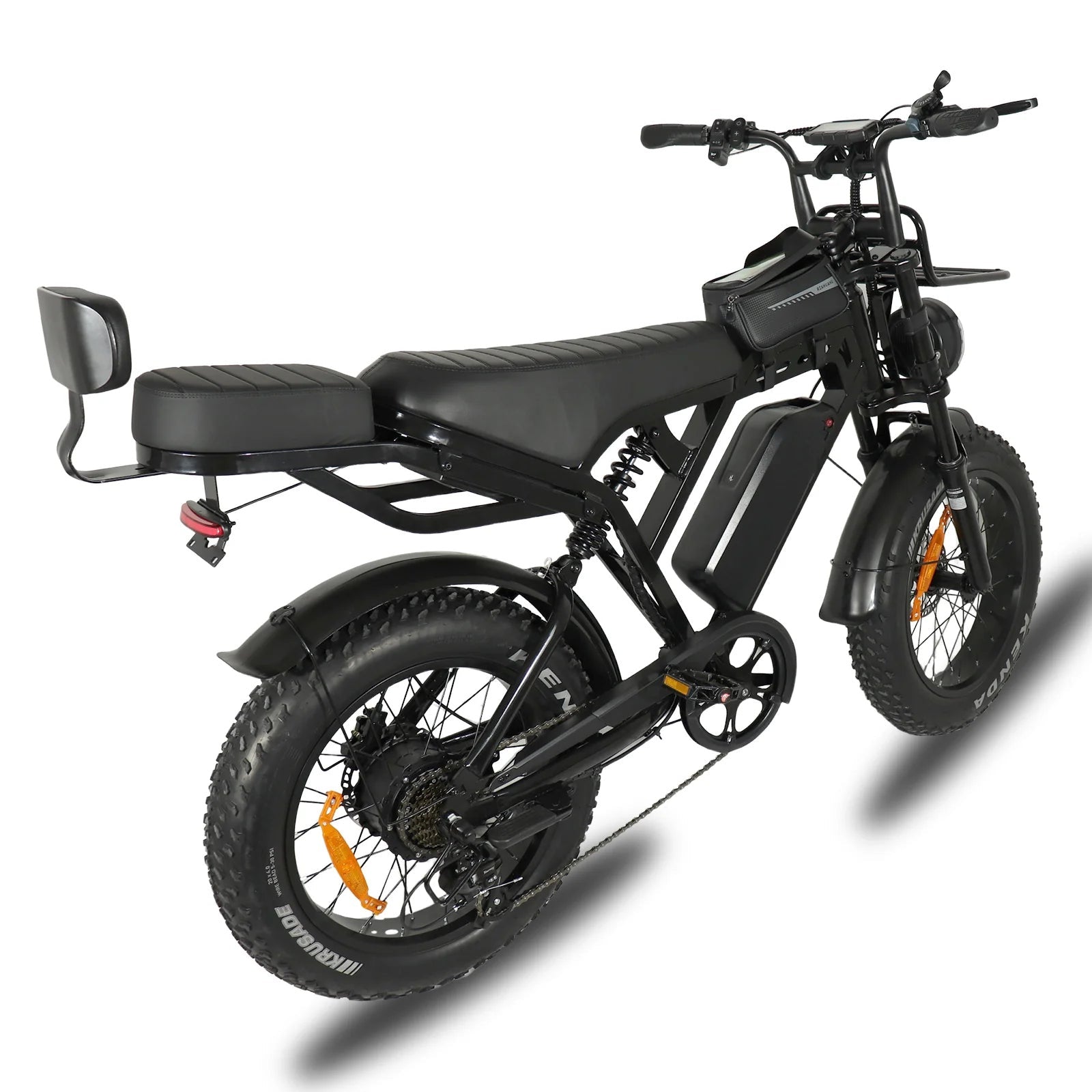 X80 Ultra, velo cargo electrique, vue 5 sur fond blanc